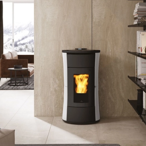 Poêle à granulés Edilkamin Cherie H 14 Evo 14,2 kW Hydro