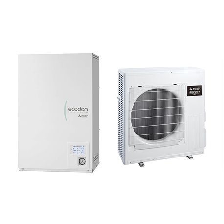 Pompe à chaleur air eau Ecodan Eco Inverter 7,5 kW Monophasé R32