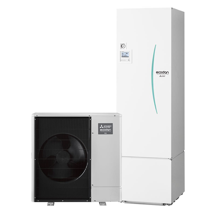 Wärmepumpe Luft-Wasser Ecodan Power Inverter Silence Duo 10 kW