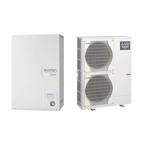 Bomba de calor aire-agua Ecodan Zubadan 23 kW Trifásico