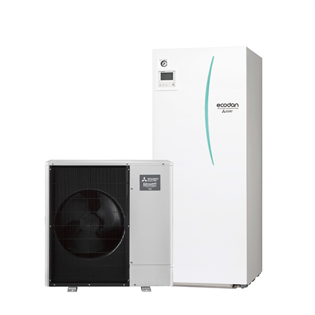 Bomba de calor aire-agua Ecodan Zubadan Silence Duo 6 kW