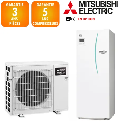Mitsubishi Electric Ecodan 3 kW Eco Inverter Hydrobox 200 L