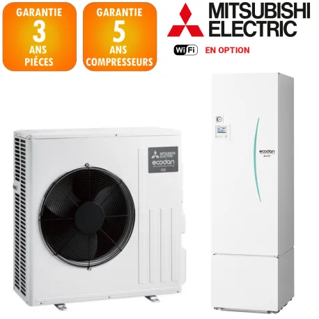 Mitsubishi Ecodan 8 kW Eco Inverter Hydrobox 300 L