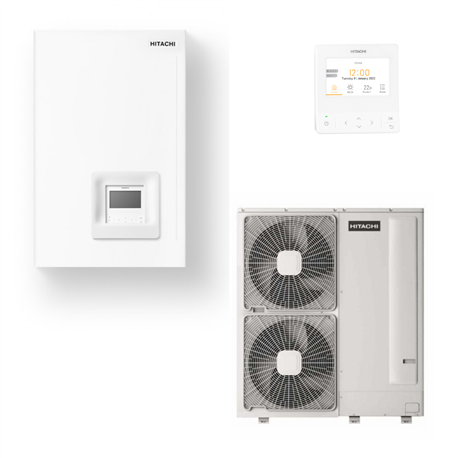 Hitachi Yutaki H R32 13 kW Monophasé