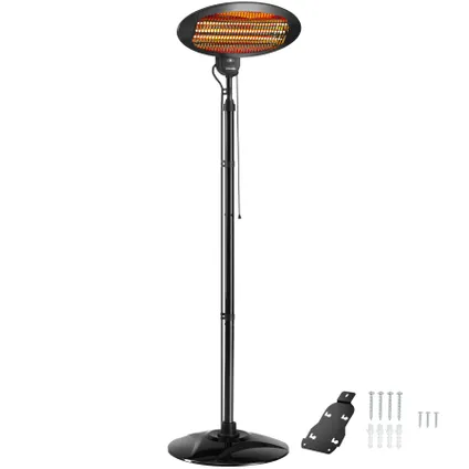 Tectake Radiateur Infrarouge Solaris Monolith 2000W
