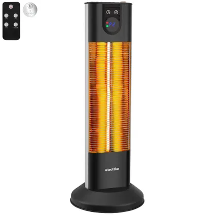 Tectake Radiateur Infrarouge Solaris Terra 1500W